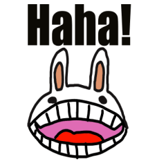 おもしろウサギ シンプル英語