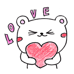くまさんの日常スタンプ♪
