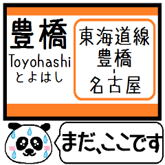東海道線(豊橋-名古屋)駅名 今まだこの駅！