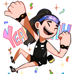 野中生萌選手☺公認スタンプ