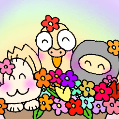 キグルミ鳥さんと忍者侍さん