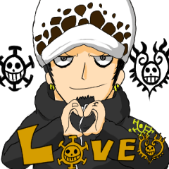 ONE PIECE 愛情表現スタンプ