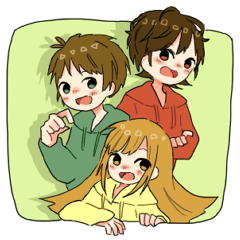 パーカー三人衆