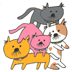 どこかで見たネコ