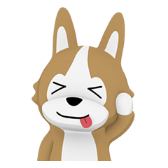 もふもふこーたスタンプ その3