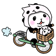 パンダinぱんだ(うご2)