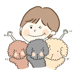 うちの犬＆たまにさおりちゃん。