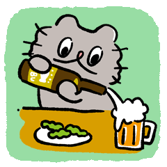 ねこのぶーちゃんスタンプ4