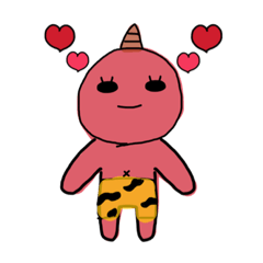 鬼みたいな鬼たちのスタンプ