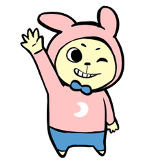 きぐるみうさぎくん