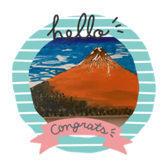 私の孫の油絵、小学1年生から、6年生まで