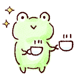 シンプル かえる 文字なし