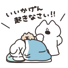 世話を焼くねこちゃん