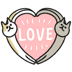 シュッとしたネコ３１　気持ち伝える