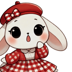 ぷちラビ（白うさぎのお嬢様）
