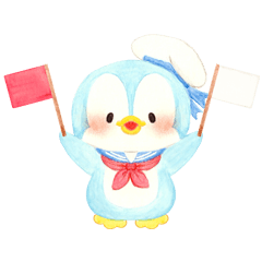 ぺんぎん水兵さんのマリンなスタンプ