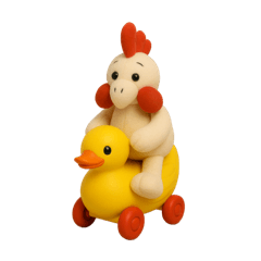 白白と黒黒チキンの にちじょうげきじょう