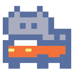 動くドットねこ!!4 グレー猫