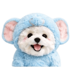 しろい妖精さんのぬいぐるみ