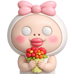 しろめちゃん・3Dフィギュア