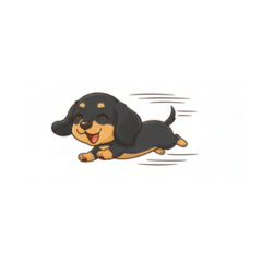 Cute dog sticker 26