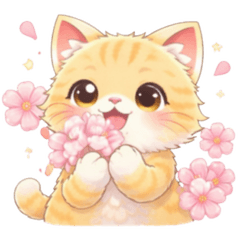 毎日使える♡友達ゆるにゃん