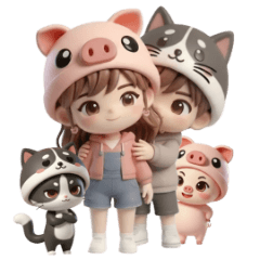 Which Pig is Cat Girlfriend