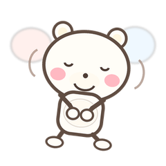Cozy White bear