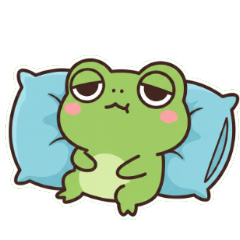 大げさにあきれるカエル