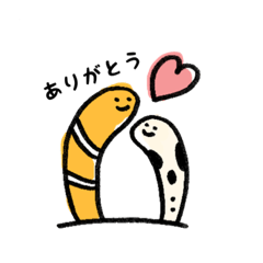 チンアナゴのちんちゃんとあなごちゃん