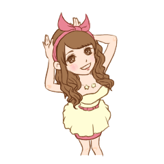 ガールズトークスタンプ