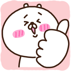 文字なしで使いやすい！ミミちっちゃくま