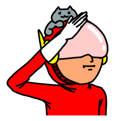 ネコついてますよ