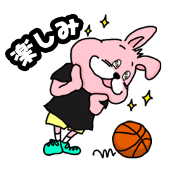 バスケ大好きウサギ　モブ君