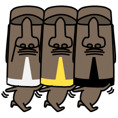 BIG！動くモアイくん