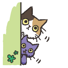 黒猫と三毛猫の日常生活