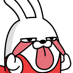 動く 擦れうさぎ3