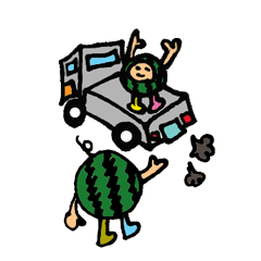 日常会話するフルーツパーラー