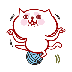 多分、ネコのスタンプです。