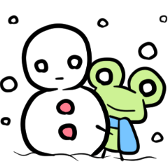 冬の可愛い日常つぶやきKAERU