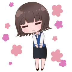新人事務員ちゃんスタンプ