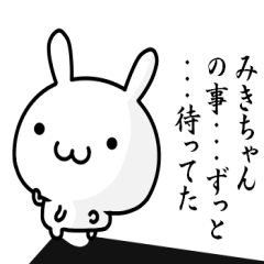 "みきちゃん"に使わずにはいられない！