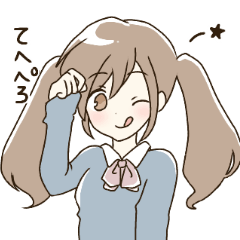 若者言葉を喋る女の子