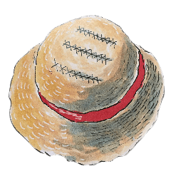 ONE PIECE あっきー　麦わらのつぼスタンプ