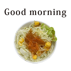 ミニサラダ　と　英語　English