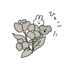 うさぎとコアラ