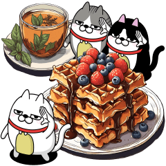 デカ動く 三匹の擦れねこ 22