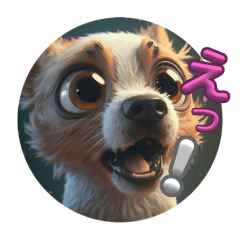 びっくり動物スタンプ