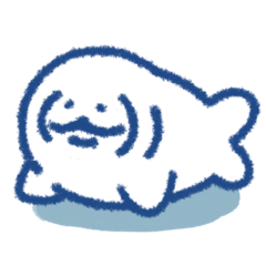 無念！　埋まりアザラシ