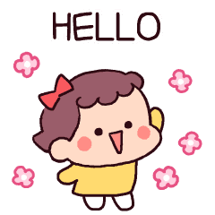 Cute girl PPOBO(animated ver)